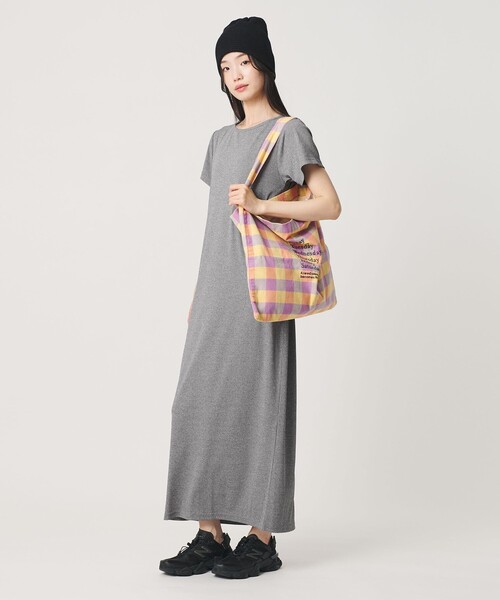 BEAUTY&YOUTH UNITED ARROWS(ビューティーアンドユースユナイテッドアローズ)の「【WEB限定】リブショートスリーブ カットソーワンピース(ワンピース・レディース・グレー/ブラック/レッド/ブラウン・FREE)」の11枚目の写真