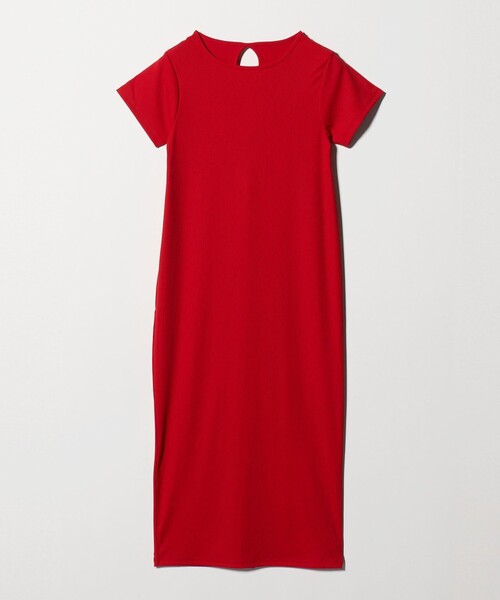 BEAUTY&YOUTH UNITED ARROWS(ビューティーアンドユースユナイテッドアローズ)の「【WEB限定】リブショートスリーブ カットソーワンピース(ワンピース・レディース・グレー/ブラック/レッド/ブラウン・FREE)」の13枚目の写真