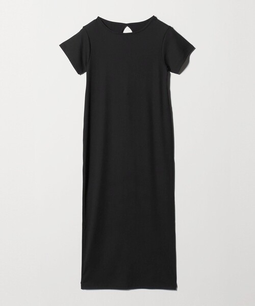 BEAUTY&YOUTH UNITED ARROWS(ビューティーアンドユースユナイテッドアローズ)の「【WEB限定】リブショートスリーブ カットソーワンピース(ワンピース・レディース・グレー/ブラック/レッド/ブラウン・FREE)」の5枚目の写真