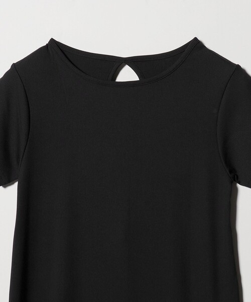 BEAUTY&YOUTH UNITED ARROWS(ビューティーアンドユースユナイテッドアローズ)の「【WEB限定】リブショートスリーブ カットソーワンピース(ワンピース・レディース・グレー/ブラック/レッド/ブラウン・FREE)」の6枚目の写真