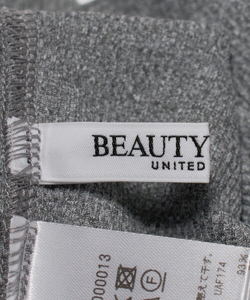 BEAUTY&YOUTH UNITED ARROWS(ビューティーアンドユースユナイテッドアローズ)の「【WEB限定】リブショートスリーブ カットソーワンピース(ワンピース・レディース・グレー/ブラック/レッド/ブラウン・FREE)」の8枚目の写真