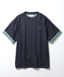 【KANGOL/カンゴール】別注 ワンポイント刺繍 配色 半袖Tシャツ