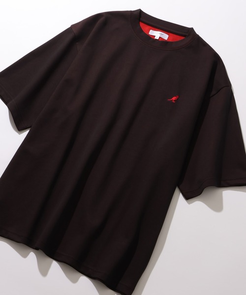 KANGOL(カンゴール)の「【KANGOL/カンゴール】別注 ワンポイント刺繍 配色 半袖Tシャツ(Tシャツ/カットソー・メンズ・ライトグレー/ブラック/ネイビー/グレー・M/L)」の14枚目の写真