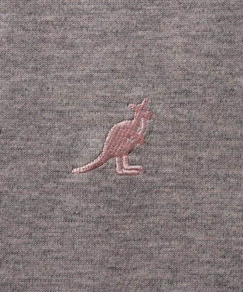 KANGOL(カンゴール)の「【KANGOL/カンゴール】別注 ワンポイント刺繍 配色 半袖Tシャツ(Tシャツ/カットソー・メンズ・ライトグレー/ブラック/ネイビー/グレー・M/L)」の7枚目の写真