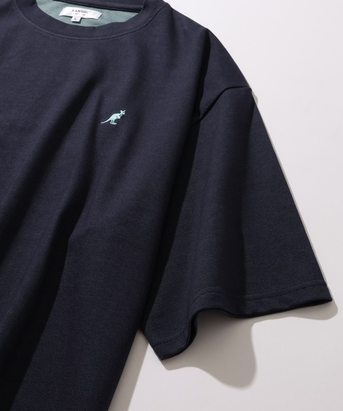 KANGOL(カンゴール)の「【KANGOL/カンゴール】別注 ワンポイント刺繍 配色 半袖Tシャツ(Tシャツ/カットソー・メンズ・ライトグレー/ブラック/ネイビー/グレー・M/L)」の21枚目の写真