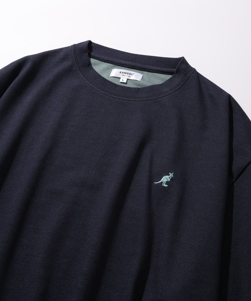 KANGOL(カンゴール)の「【KANGOL/カンゴール】別注 ワンポイント刺繍 配色 半袖Tシャツ(Tシャツ/カットソー・メンズ・ライトグレー/ブラック/ネイビー/グレー・M/L)」の22枚目の写真