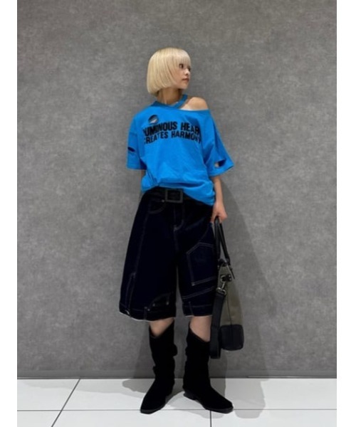 LAGUA GEM(ラグアジェム)の「FRILL MIDI スカート(スカート・レディース・ターコイズブルー/ブラウン/ホワイト・SMALL/MEDIUM)」の20枚目の写真