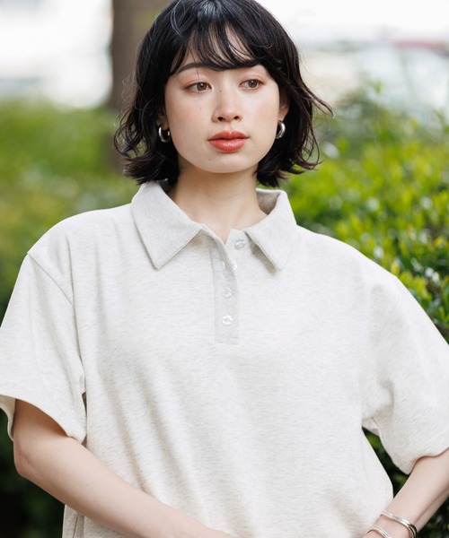 BAYFLOW（ベイフロー）の「[WEB限定]機能性ポンチポロカットワンピース（ワンピース・レディース・その他/ブラック/杢グレー/ブラウン・SMALL/MEDIUM）」の15枚目の写真