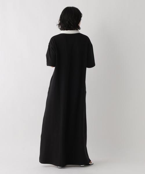 BAYFLOW（ベイフロー）の「[WEB限定]機能性ポンチポロカットワンピース（ワンピース・レディース・その他/ブラック/杢グレー/ブラウン・SMALL/MEDIUM）」の21枚目の写真