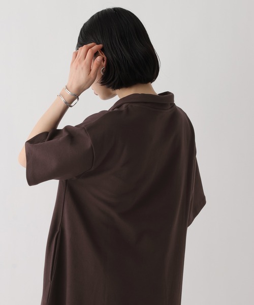 BAYFLOW（ベイフロー）の「[WEB限定]機能性ポンチポロカットワンピース（ワンピース・レディース・その他/ブラック/杢グレー/ブラウン・SMALL/MEDIUM）」の22枚目の写真