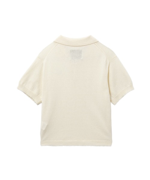 A BATHING APE（アベイシングエイプ）の「REGULAR POLO SWEATER（ニット/セーター・レディース・アイボリー/ネイビー・SMALL/X-SMALL）」の3枚目の写真