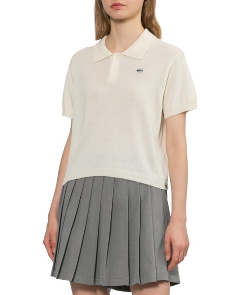 A BATHING APE（アベイシングエイプ）の「REGULAR POLO SWEATER（ニット/セーター・レディース・アイボリー/ネイビー・SMALL/X-SMALL）」の5枚目の写真
