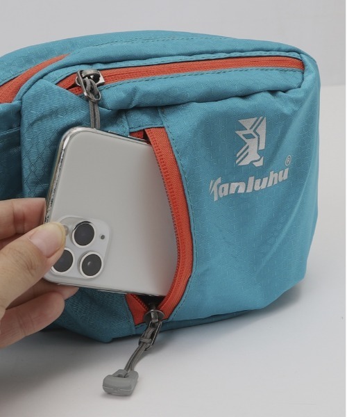 BACKYARD FAMILY（バックヤードファミリー）の「ウエストポーチ pmy389（ボディバッグ/ウエストポーチ・レディース・ライトブルー/ダークグリーン/ピンク/ブラック・FREE）」の9枚目の写真