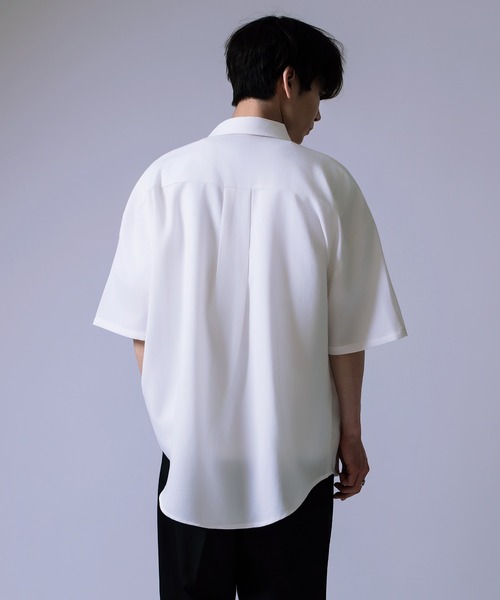 improves（インプローブス）の「半袖 ルーズ シャツ（シャツ/ブラウス・メンズ・ホワイト/ブラック/カーキ・LARGE/SMALL/MEDIUM）」の6枚目の写真