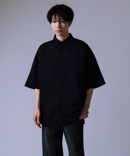 improves（インプローブス）の「半袖 ルーズ シャツ（シャツ/ブラウス・メンズ・ホワイト/ブラック/カーキ・LARGE/SMALL/MEDIUM）」の13枚目の写真