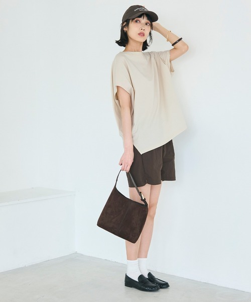 coca(coca)(コカ)の「COTTON from the U.S. ドルマンTシャツ(Tシャツ/カットソー・レディース・イエロー/ブラック/アイボリー・L/M/S)」の4枚目の写真
