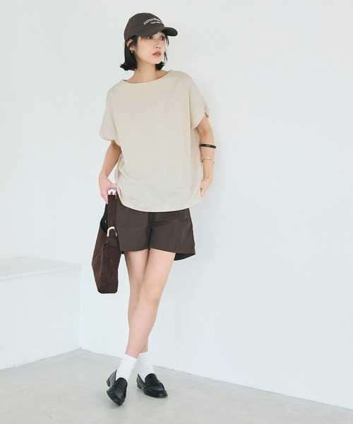 coca(coca)(コカ)の「COTTON from the U.S. ドルマンTシャツ(Tシャツ/カットソー・レディース・イエロー/ブラック/アイボリー・L/M/S)」の7枚目の写真