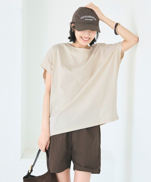 coca(coca)(コカ)の「COTTON from the U.S. ドルマンTシャツ(Tシャツ/カットソー・レディース・イエロー/ブラック/アイボリー・L/M/S)」の8枚目の写真