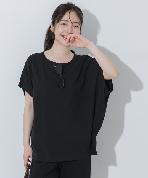 coca(coca)(コカ)の「COTTON from the U.S. ドルマンTシャツ(Tシャツ/カットソー・レディース・イエロー/ブラック/アイボリー・L/M/S)」の9枚目の写真