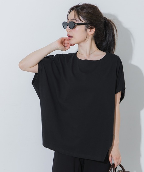 coca(coca)(コカ)の「COTTON from the U.S. ドルマンTシャツ(Tシャツ/カットソー・レディース・イエロー/ブラック/アイボリー・L/M/S)」の12枚目の写真