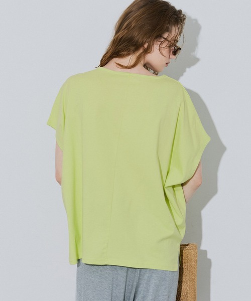 coca(coca)(コカ)の「COTTON from the U.S. ドルマンTシャツ(Tシャツ/カットソー・レディース・イエロー/ブラック/アイボリー・L/M/S)」の16枚目の写真