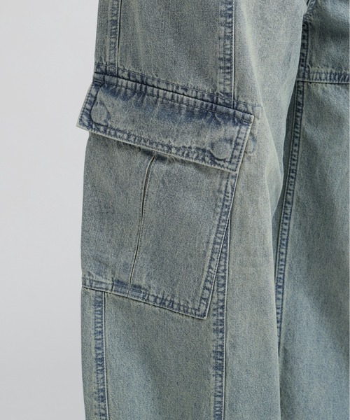 AVIREX(アヴィレックス)の「PANEL CARGO DENIM PANTS(デニムパンツ・レディース・ブラック/インディゴブルー/ブルー系その他・S/M)」の13枚目の写真