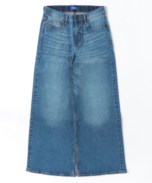 London Denim（ロンドンデニム）の「Hampton Wide Leg Jean/ハンプトン ワイド バギーパンツ（デニムパンツ・レディース・ネイビー/ブルー・S/M）」の5枚目の写真