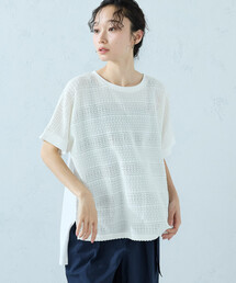 ONIGIRI | カットジャガード 切り替えTシャツ(Tシャツ/カットソー)