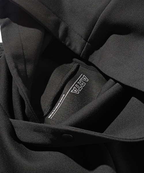 ARTA MECHANICS(エーアールティーエーメカニクス)の「ARTA TRAINING WEAR AIR KNIT PULLOVER HOODIE(エーアールティーエー トレーニング ウェア エア ニット プルオーバー フーディ)(パーカー・メンズ・ブラック・M/L/XL)」の5枚目の写真