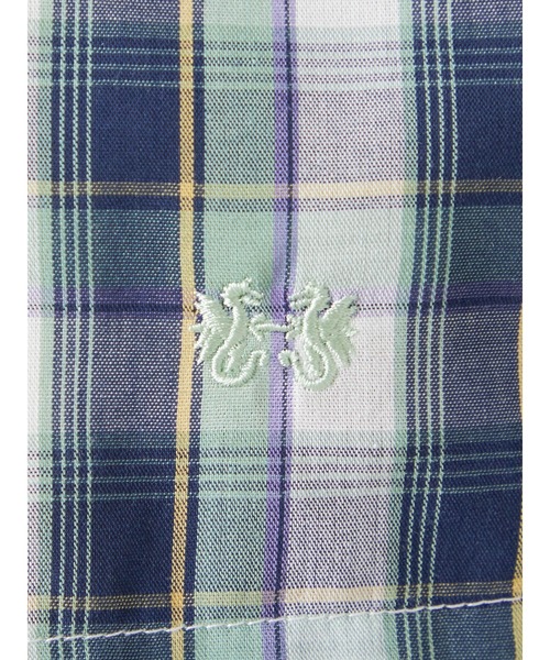 McGREGOR（マックレガー）の「クロップドチェックシャツ（シャツ/ブラウス・レディース・ライトブルー/ピンク/ライトグリーン・M）」の13枚目の写真