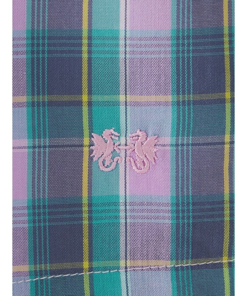 McGREGOR（マックレガー）の「クロップドチェックシャツ（シャツ/ブラウス・レディース・ライトブルー/ピンク/ライトグリーン・M）」の15枚目の写真