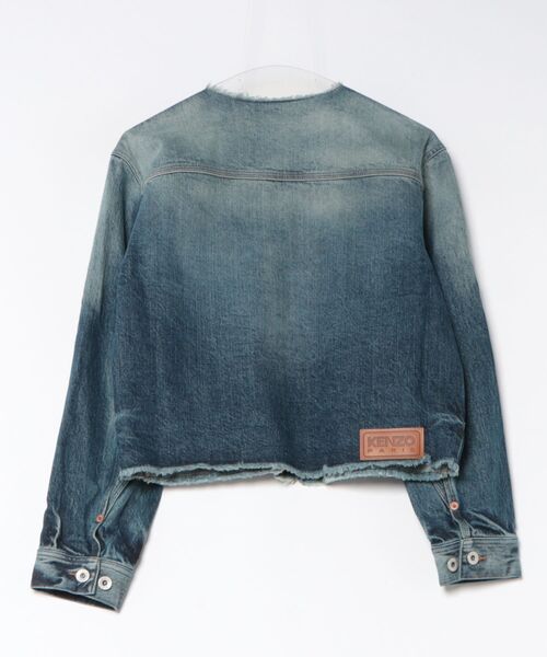 KENZO(ケンゾー)の「'KENZO Tulip' チョア ジャケット イン ジャパニーズ デニム(デニムジャケット・レディース・ブルー系その他7・X-SMALL/SMALL)」の8枚目の写真