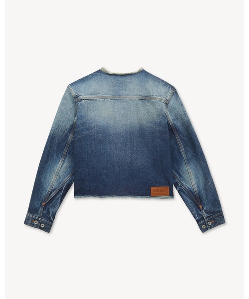 KENZO(ケンゾー)の「'KENZO Tulip' チョア ジャケット イン ジャパニーズ デニム(デニムジャケット・レディース・ブルー系その他7・X-SMALL/SMALL)」の7枚目の写真