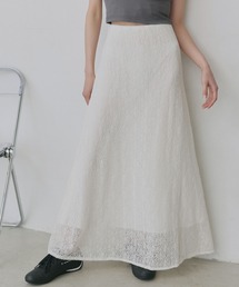 レース ロングスカート