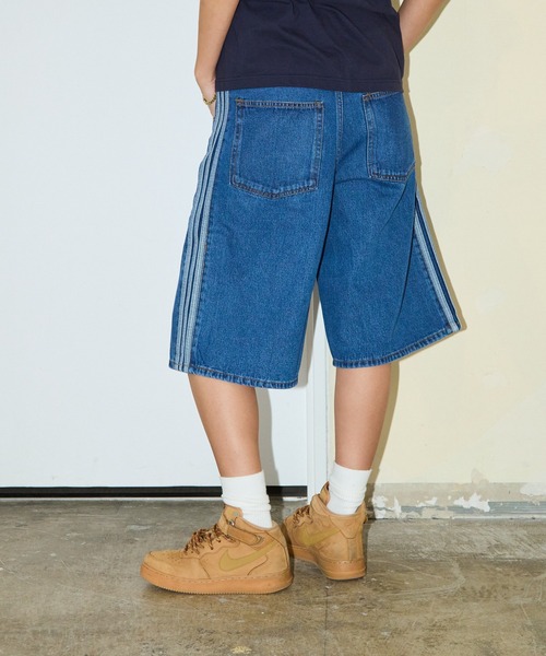 adidas(アディダス)の「adidas/サイドラインデニムハーフパンツ/ I8799,KD1500,KD1498,WF818 秋服 冬服(デニムパンツ・メンズ・ブルー・34inch/32inch/30inch/28inch)」の11枚目の写真