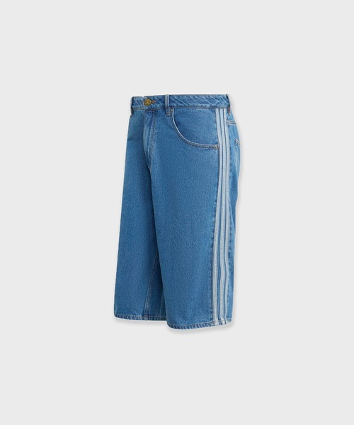 adidas(アディダス)の「adidas/サイドラインデニムハーフパンツ/ I8799,KD1500,KD1498,WF818 秋服 冬服(デニムパンツ・メンズ・ブルー・34inch/32inch/30inch/28inch)」の7枚目の写真