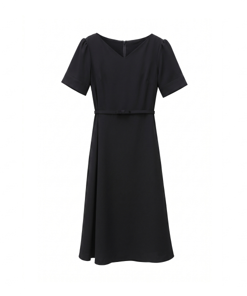 REORG(リオルグ)の「GIR TULIP NECK FLARE OPS BLACK(ワンピース・レディース・その他・SMALL/MEDIUM/LARGE)」の4枚目の写真
