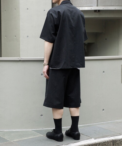 marka(マーカ)の「【marka/マーカ】DOUBLE TUCK SHORTS(その他パンツ・メンズ・ブラック・1/2)」の8枚目の写真