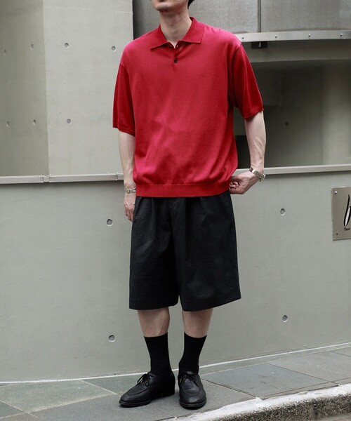 marka(マーカ)の「【marka/マーカ】DOUBLE TUCK SHORTS(その他パンツ・メンズ・ブラック・1/2)」の9枚目の写真