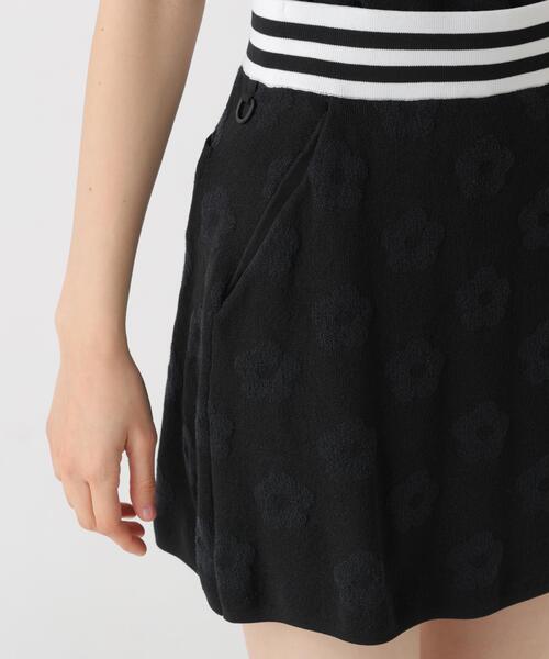 Jack Bunny!!(ジャックバニー)の「【Jack Bunny!!】【CINEMA MONOTONE】花柄ジャガードニットスカート(スカート・レディース・ブラック/イエロー・MEDIUM/LARGE/SMALL)」の5枚目の写真