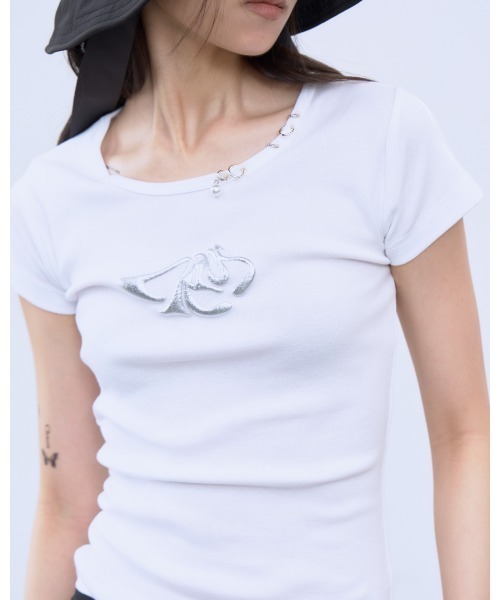 THINGS THAT MATTER（シングス ザット マター）の「CHAOS PUFF GRAPHIC TEE / カオス パフ グラフィック ティー（Tシャツ/カットソー・レディース・ホワイト/ブラック/ネイビー・FREE）」の14枚目の写真