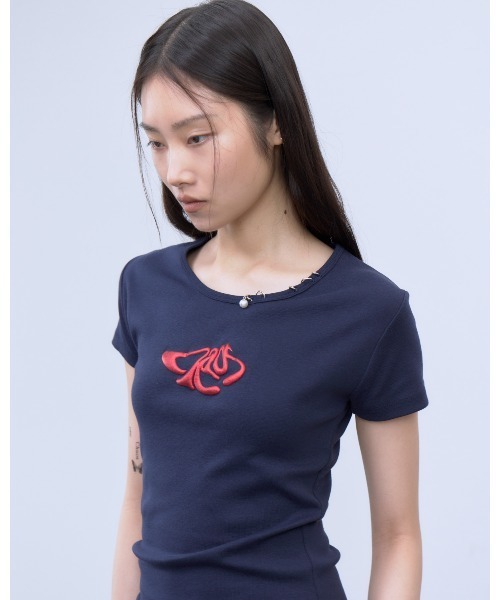 THINGS THAT MATTER（シングス ザット マター）の「CHAOS PUFF GRAPHIC TEE / カオス パフ グラフィック ティー（Tシャツ/カットソー・レディース・ホワイト/ブラック/ネイビー・FREE）」の11枚目の写真