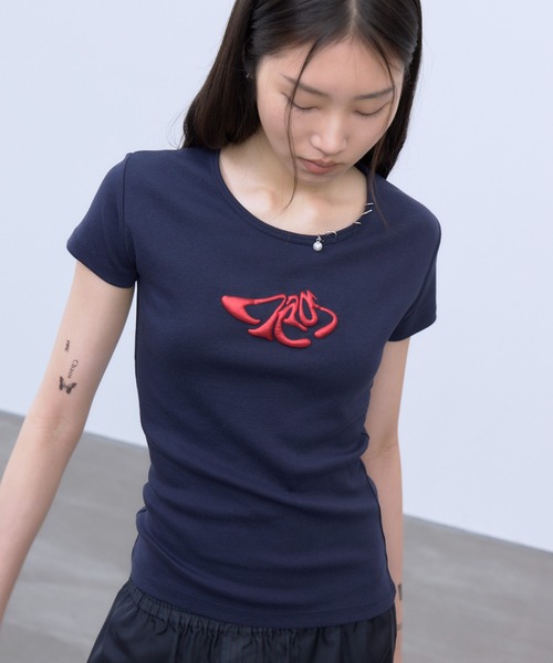THINGS THAT MATTER（シングス ザット マター）の「CHAOS PUFF GRAPHIC TEE / カオス パフ グラフィック ティー（Tシャツ/カットソー・レディース・ホワイト/ブラック/ネイビー・FREE）」の10枚目の写真