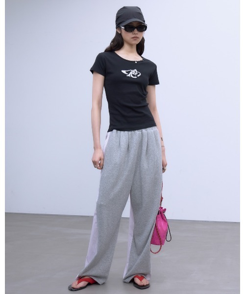 THINGS THAT MATTER（シングス ザット マター）の「CHAOS PUFF GRAPHIC TEE / カオス パフ グラフィック ティー（Tシャツ/カットソー・レディース・ホワイト/ブラック/ネイビー・FREE）」の5枚目の写真