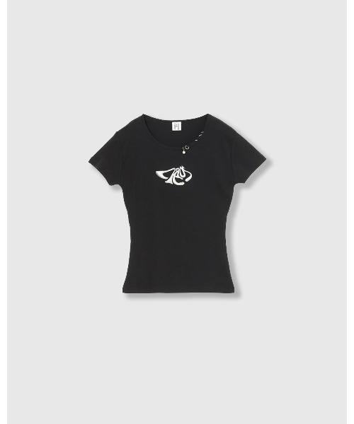 THINGS THAT MATTER（シングス ザット マター）の「CHAOS PUFF GRAPHIC TEE / カオス パフ グラフィック ティー（Tシャツ/カットソー・レディース・ホワイト/ブラック/ネイビー・FREE）」の18枚目の写真
