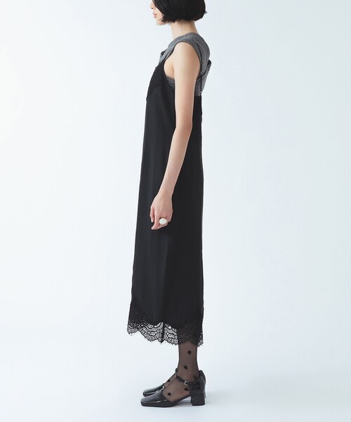 Ray BEAMS(レイビームス)の「レース 切り替え Vネック キャミ ワンピース(ワンピース・レディース・ホワイト系その他6/ブラック・1/0)」の19枚目の写真