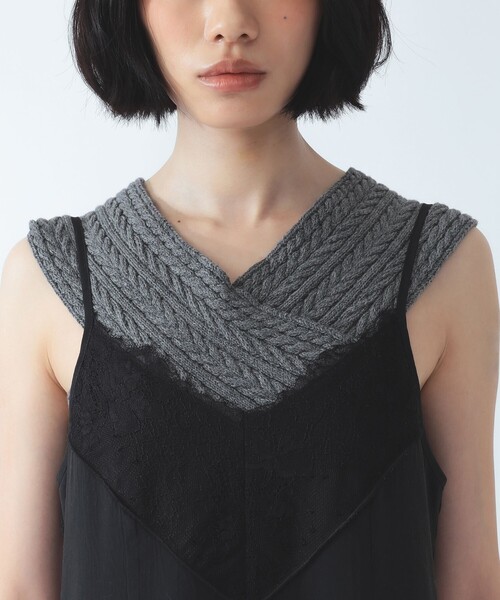 Ray BEAMS(レイビームス)の「レース 切り替え Vネック キャミ ワンピース(ワンピース・レディース・ホワイト系その他6/ブラック・1/0)」の22枚目の写真