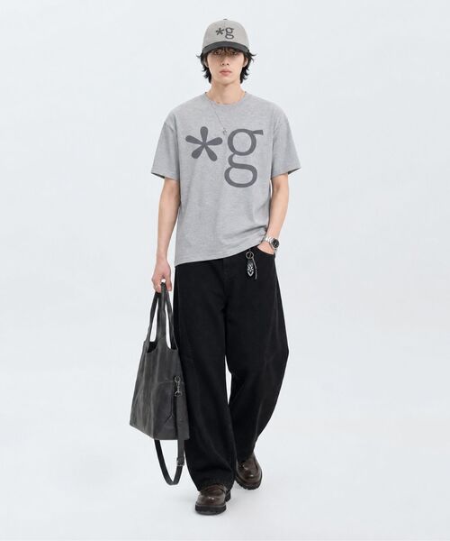 GRUNDEN(グルンデン)の「SIGNATURE LOGO T-SHIRT (MELANGE GREY)(Tシャツ/カットソー・レディース・その他・SMALL/MEDIUM/LARGE)」の3枚目の写真