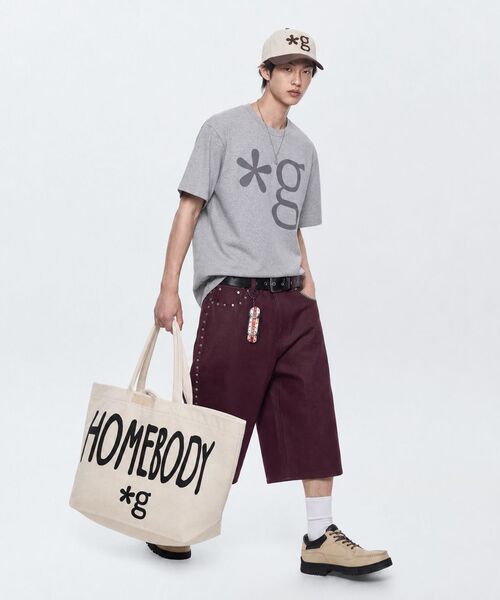 GRUNDEN(グルンデン)の「SIGNATURE LOGO T-SHIRT (MELANGE GREY)(Tシャツ/カットソー・レディース・その他・SMALL/MEDIUM/LARGE)」の2枚目の写真