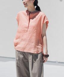 URBAN RESEARCH DOORS | リネンスキッパーフレンチブラウス(シャツ/ブラウス)